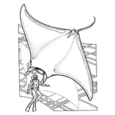 Giant Stingray coloring page