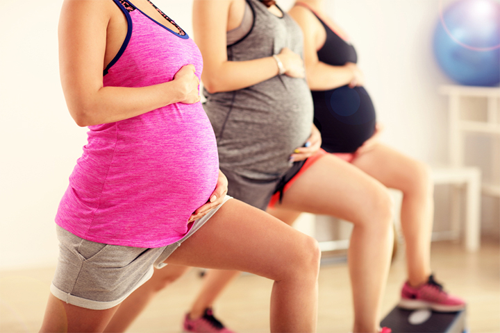 HIIT exercises help maintain fitness in pregnant women.