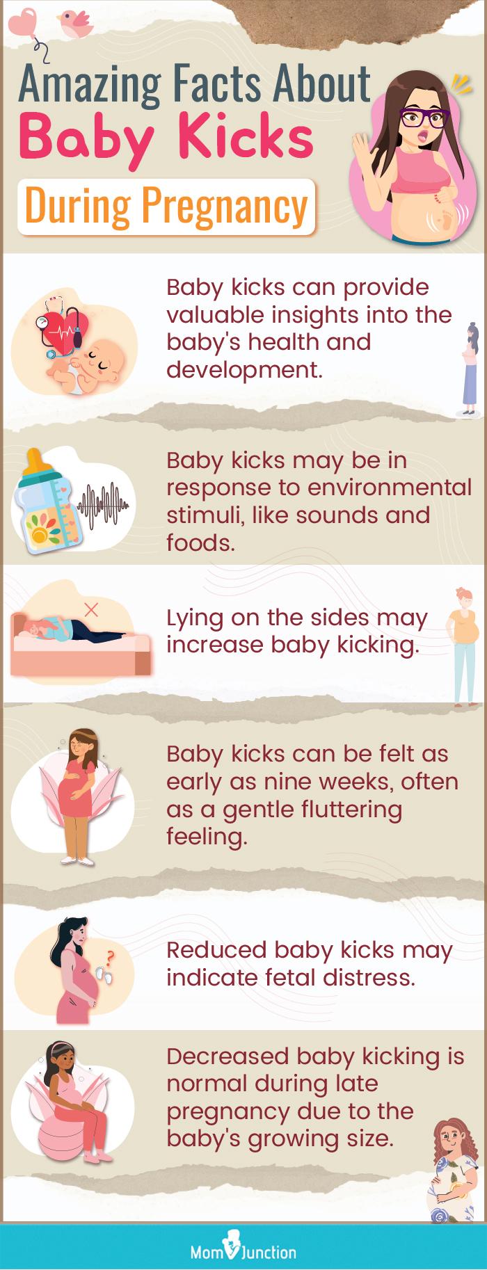 When is baby's first kick during pregnancy