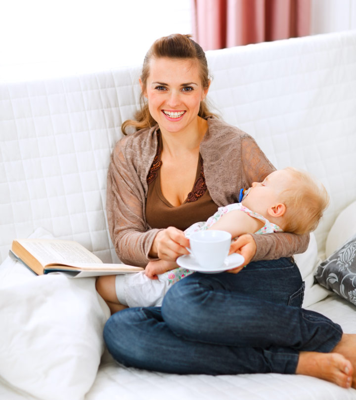 drinking tea while breastfeeding