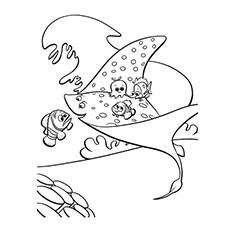 cownose stingray coloring pages