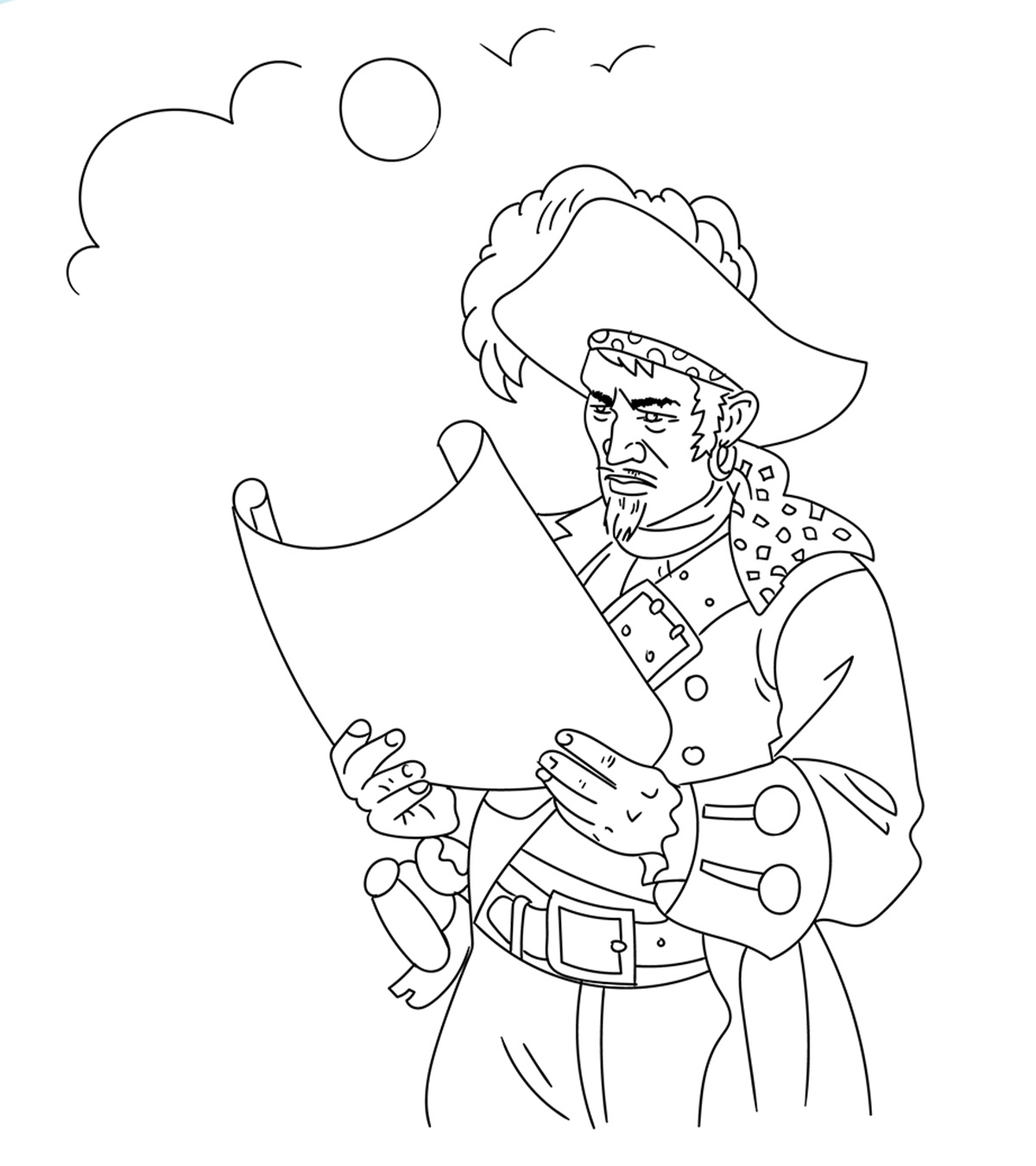 Top 10 Pirates Of The Caribbean Coloring Pages For Your Little Ones