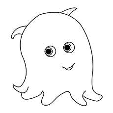 Pearl Squid coloring page