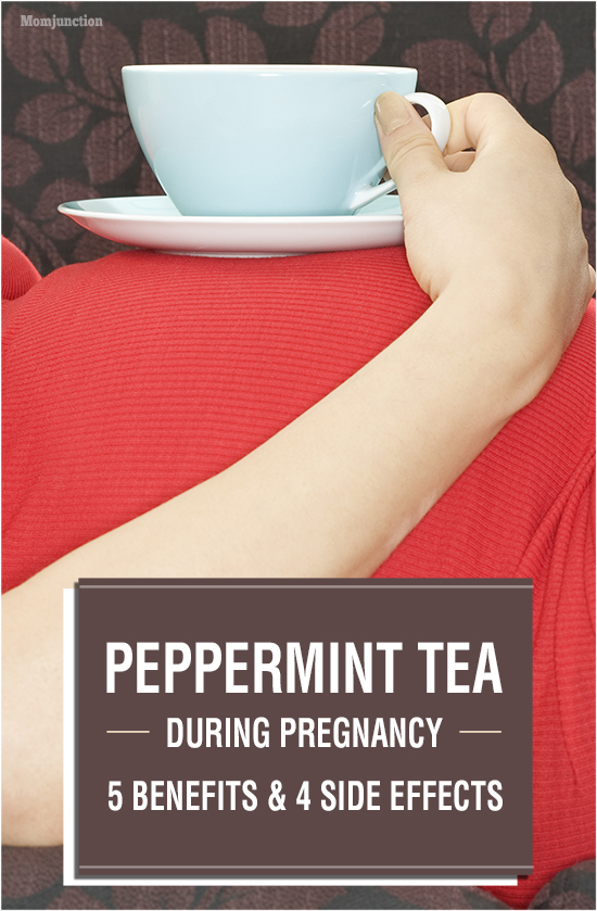 peppermint tea pregnancy third trimester
