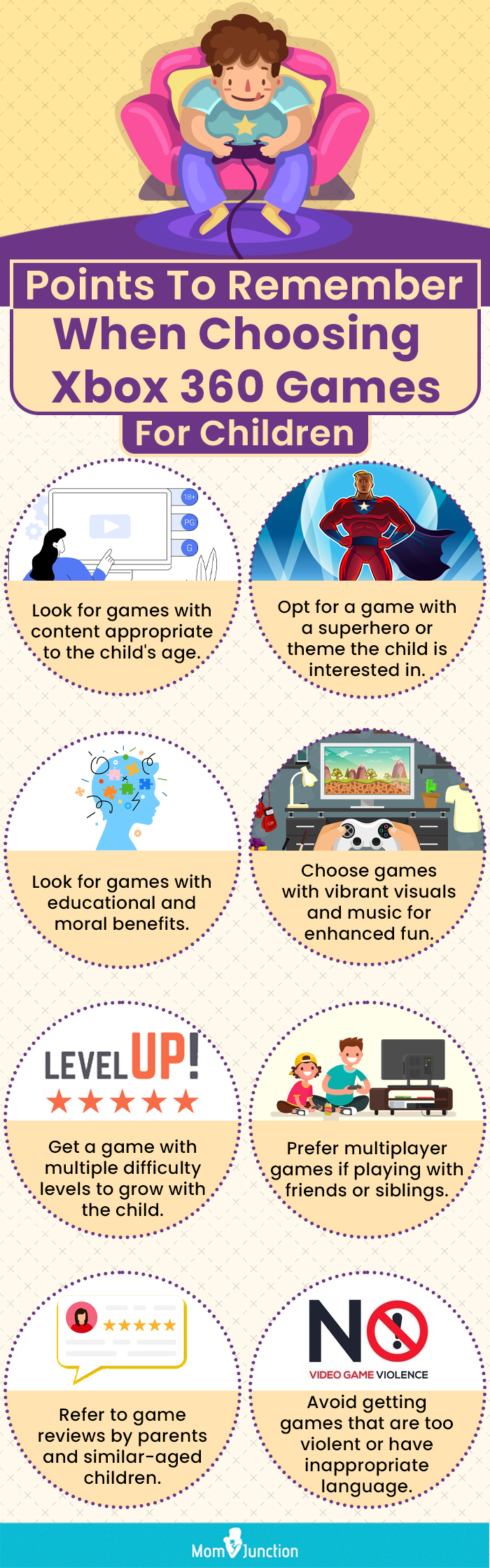 Points To Remember When Choosing A Xbox 360 Games For Children (infographic)
