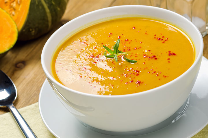 Simple Pumpkin Soup recipe for kids