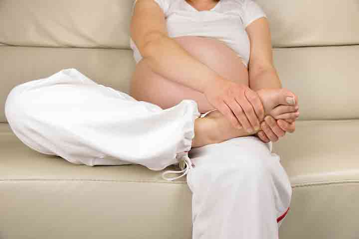 怀孕36周时，你的脚和脚踝会肿胀