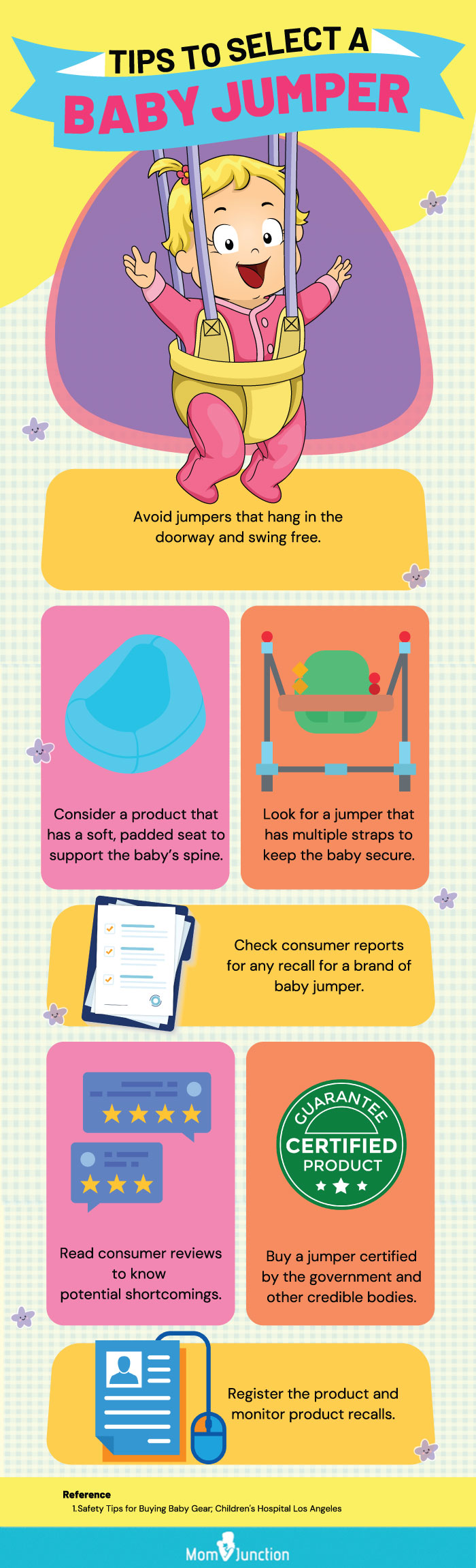 tips to select baby jumper (infographic)