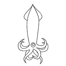 Vampire Squid coloring page