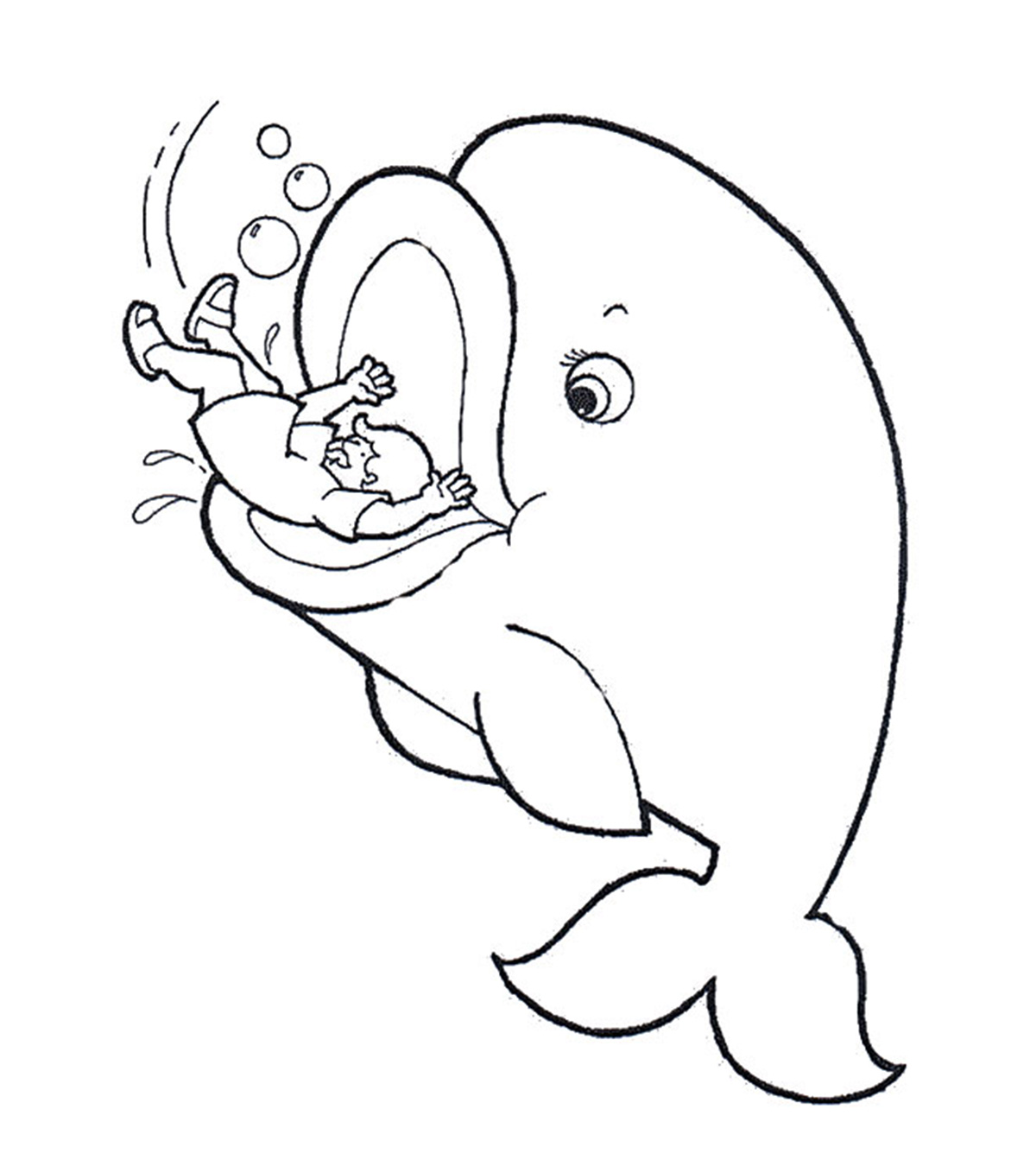 10 Best Free Printable Jonah And The Whale Coloring Pages