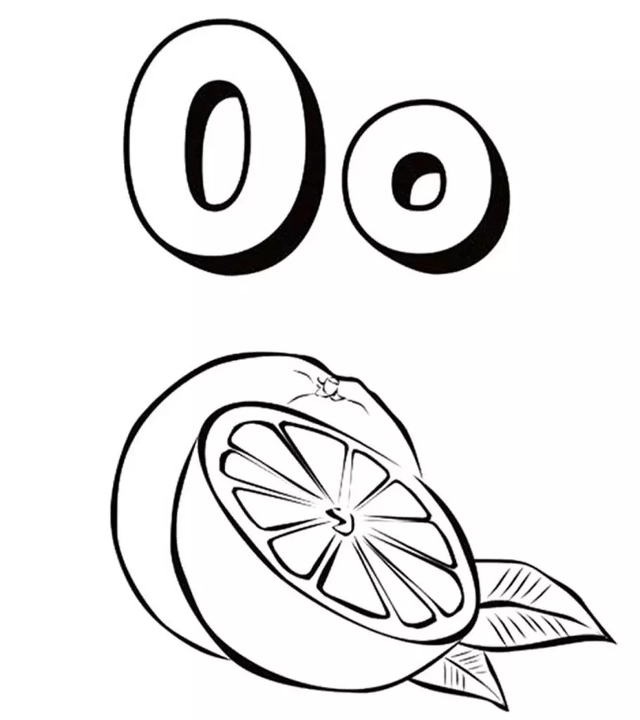 Orange Clip Art For Coloring Coloring Pages