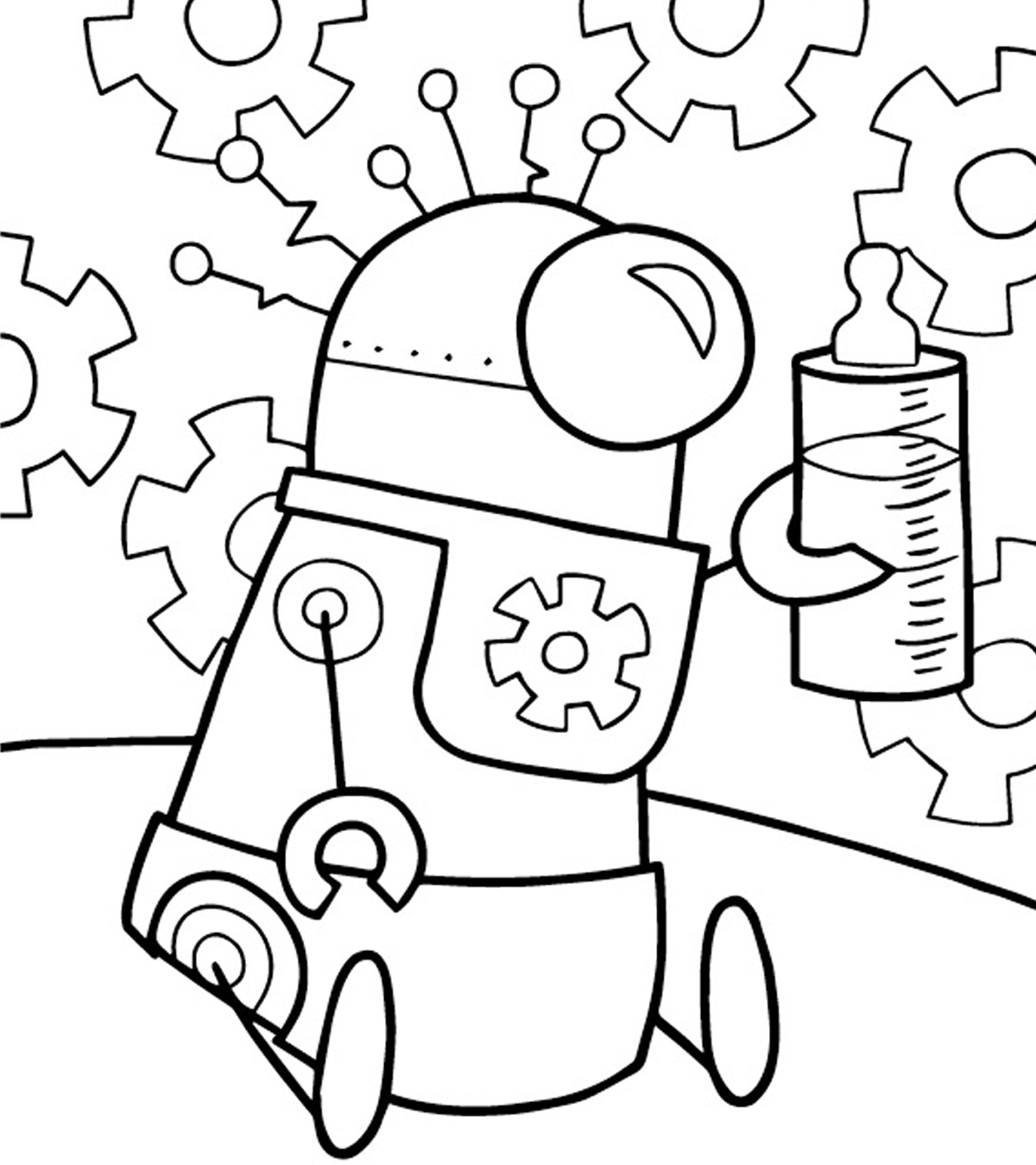 20 Cute Free Printable Robot Coloring Pages Online - roblox superhero coloring pages