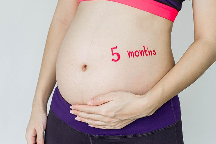 pregnant with 5 month old