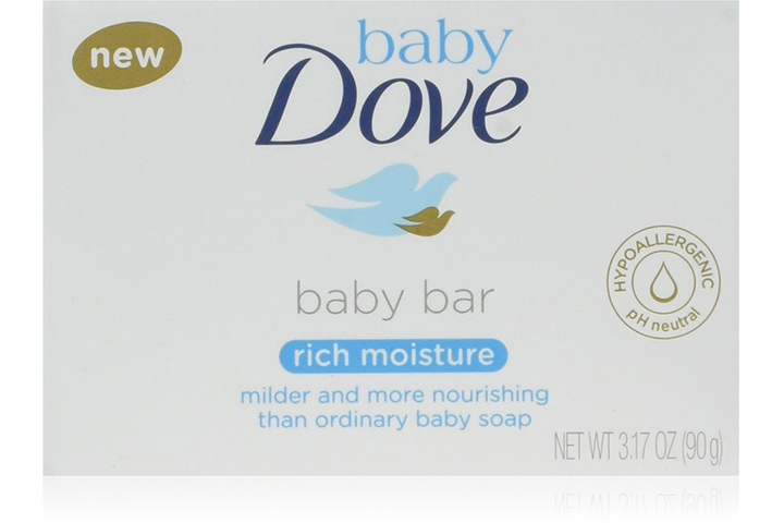 mild soap for newborn baby