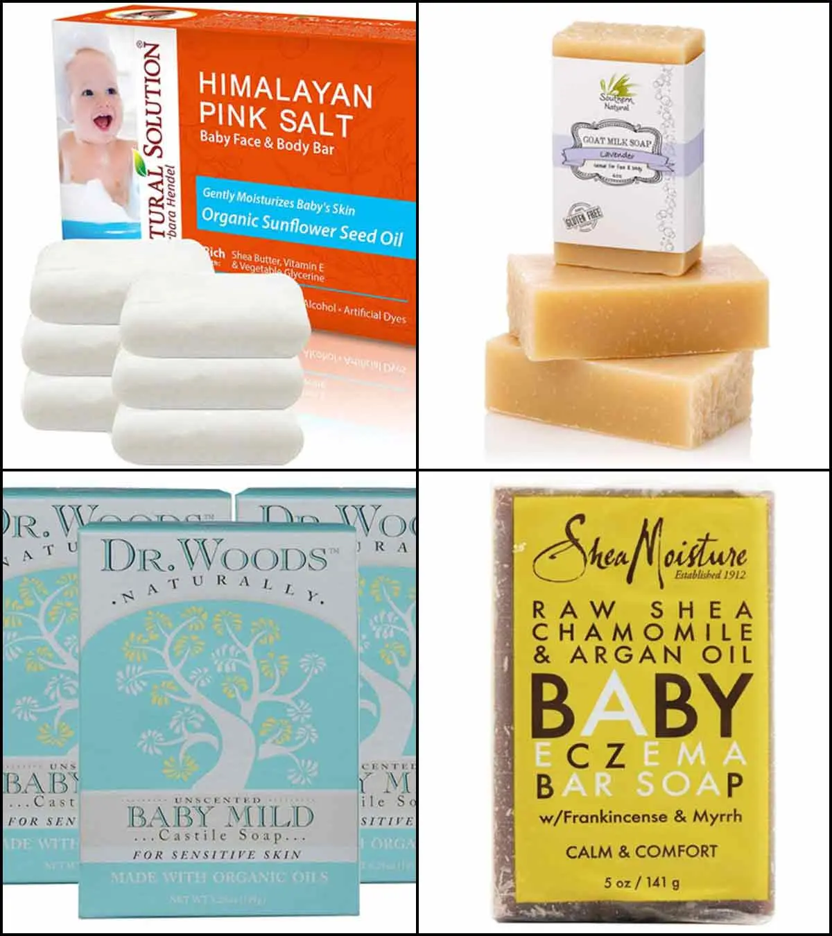 Keep the little one's delicate skin nourished and supple with soaps designed for this purpose.