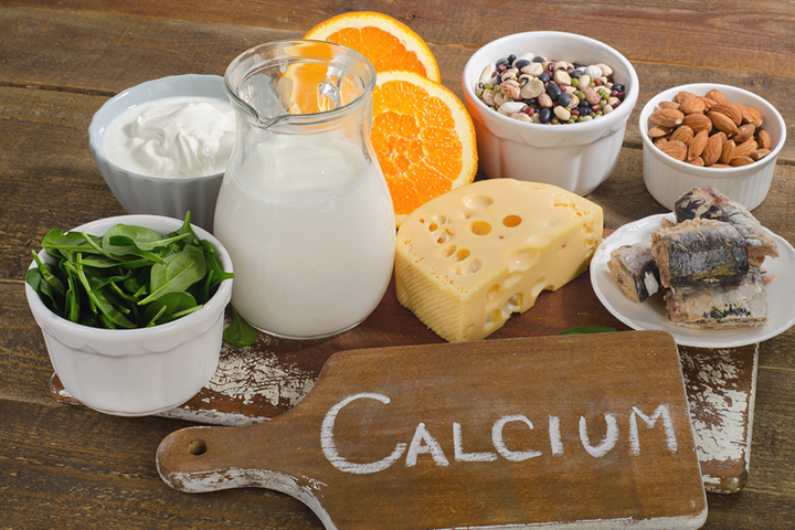 Calcium-rich diet for pregnant women