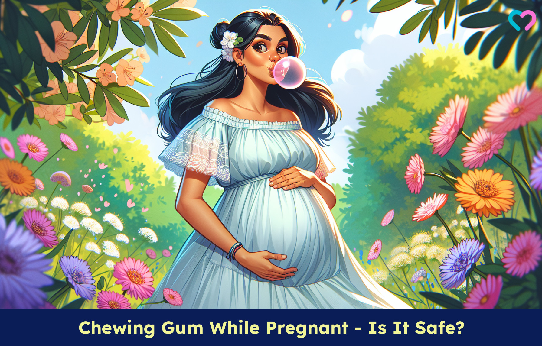 Chewing Gum While Pregnant - Is It Safe?_illustration