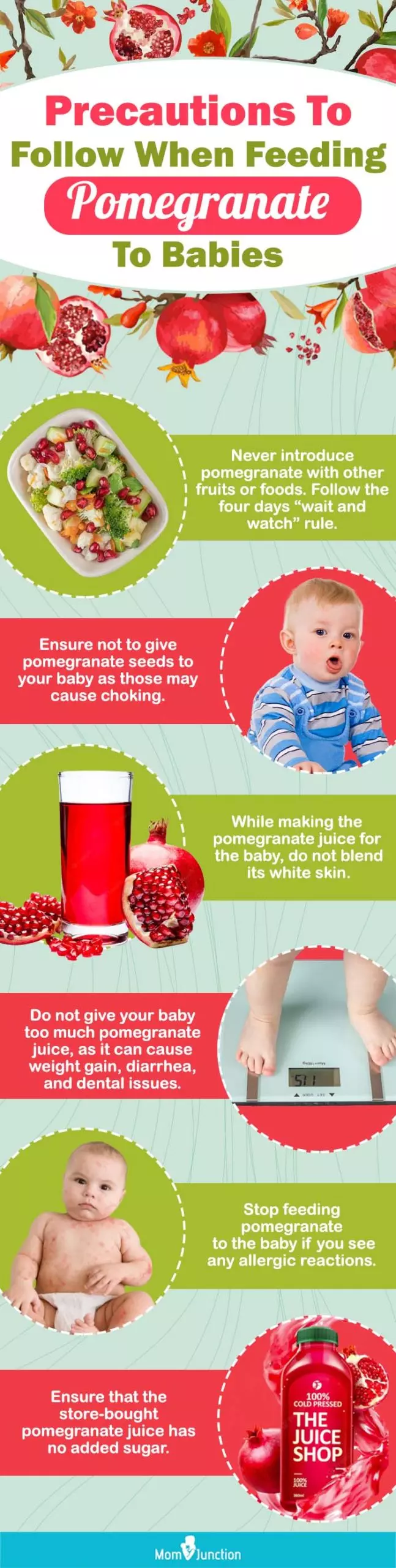 pomegranate for babies safety tips to follow (infographic)