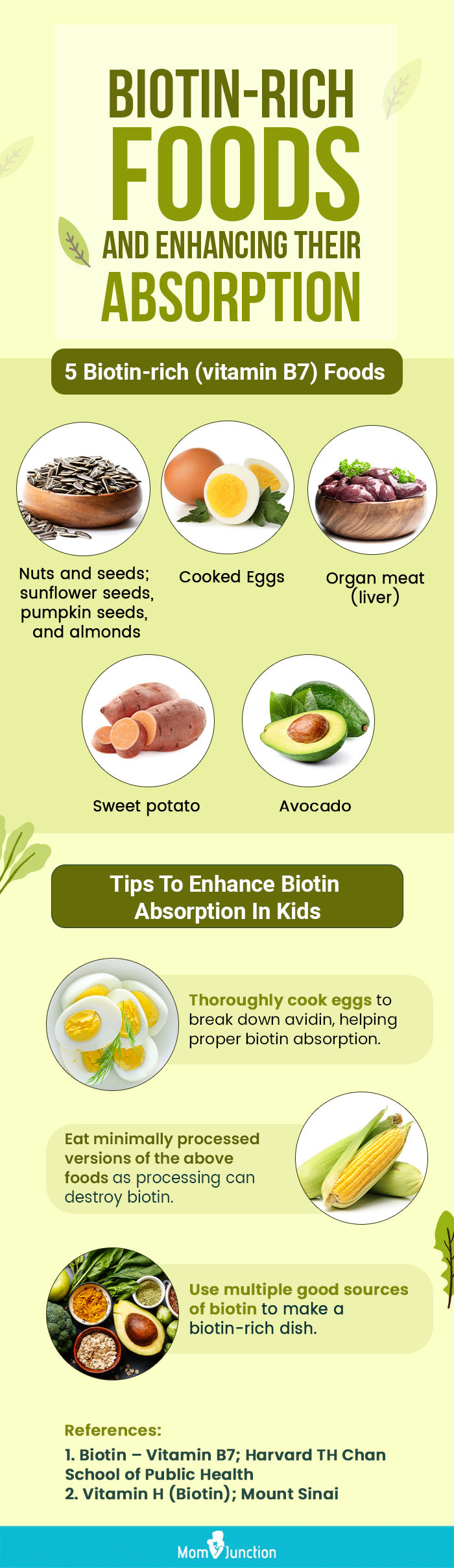 biotin rich foods and enhancing their absorption [infographic]