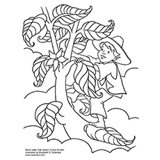 Jack Beanstalk from Super Why coloring page