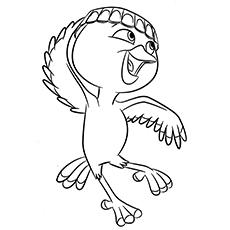 5100 Rio Bird Coloring Pages Pictures