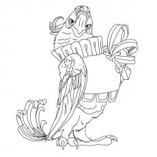Nigel from Rio movie coloring page
