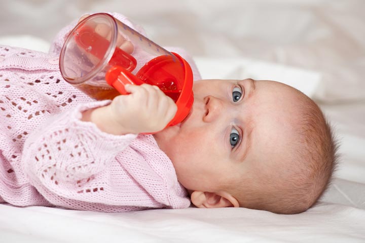 Offer the juice sparingly to infants