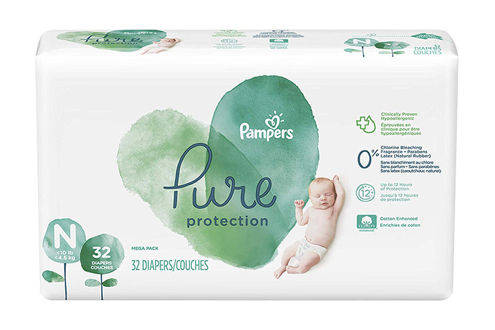 Pampers Pure Disposable Baby Diapers