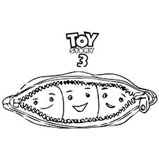 Peas-in-a-pod coloring page