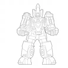 Rico The Robot coloring page