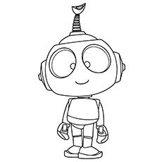 20 cute free printable robot coloring pages online