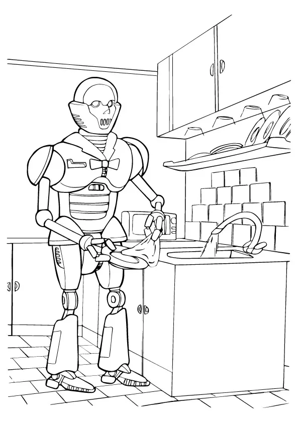 Robot-Washing-Utensils