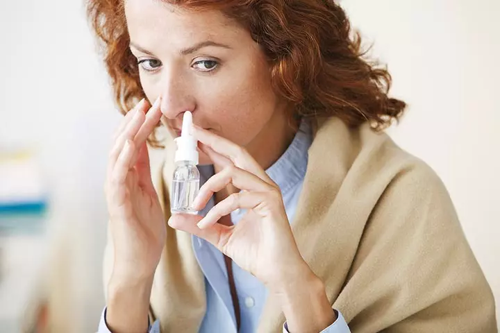 Saline nasal drops can provide relief