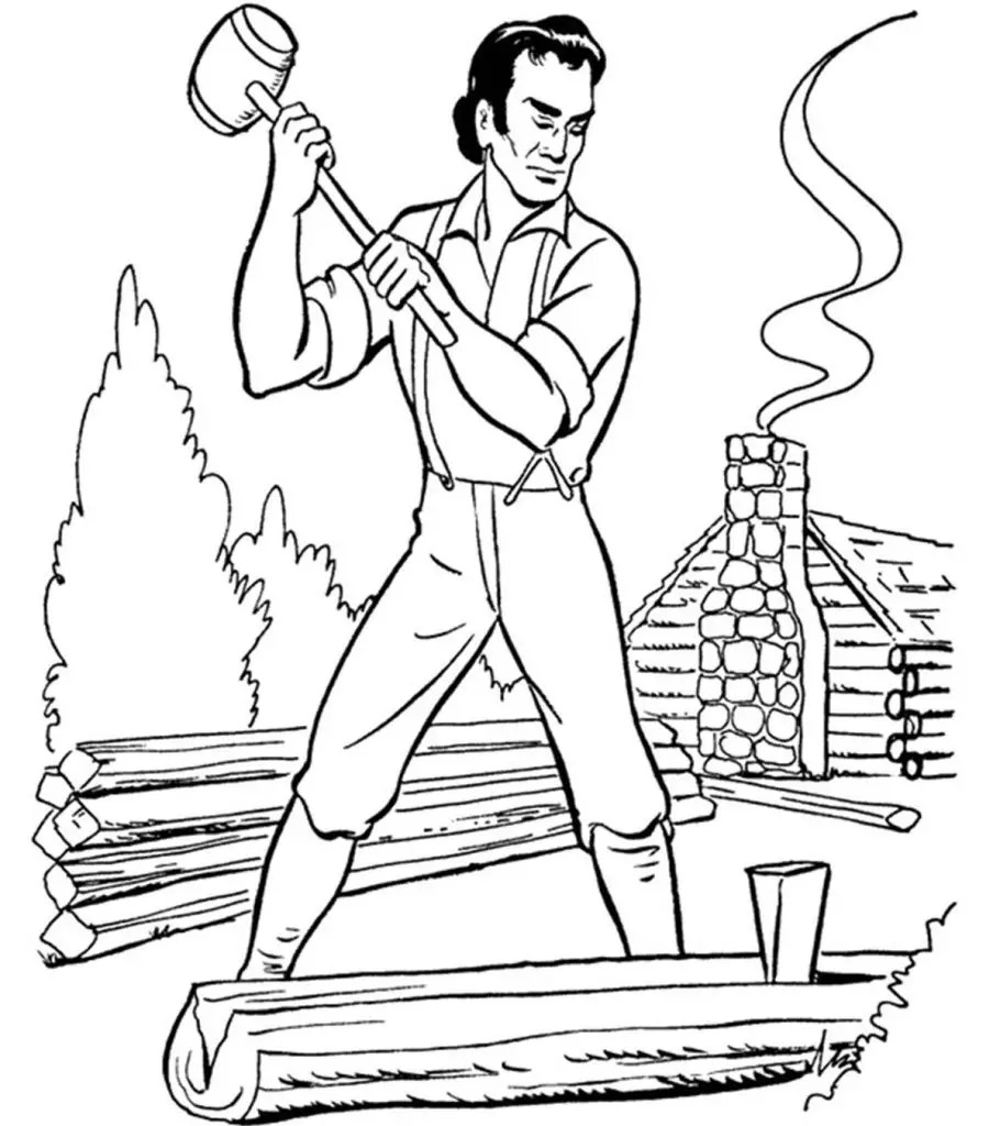 Top 20 Abraham Lincoln Coloring Pages For Your Toddler