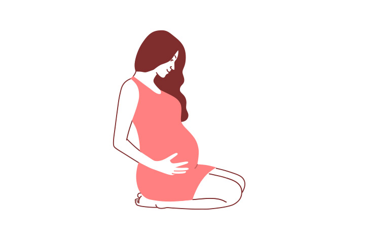 In any stage of pregnancy, bend at your knees, not waist