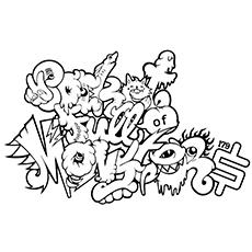 top 10 free printable graffiti coloring pages online