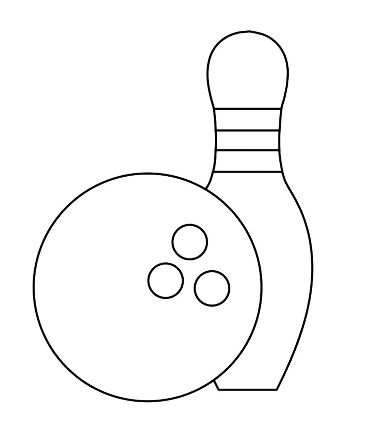 10 Amazing Bowling Coloring Pages For Your Toddler