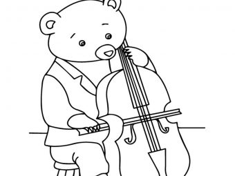10 Lovely Violin Coloring Pages For Your Toddler