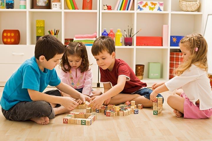 child playing games