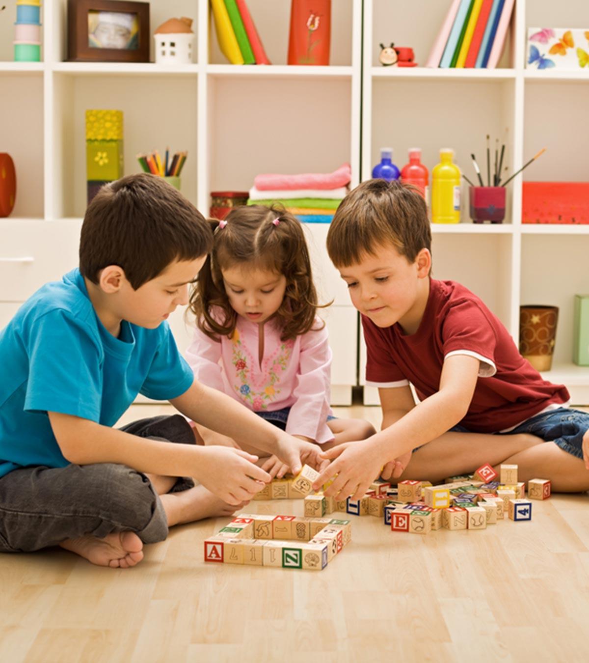 small childrens playing games