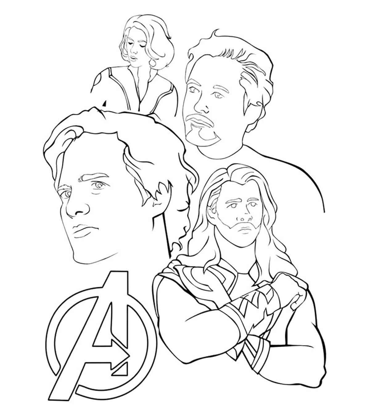 70 Avengers Team Coloring Pages  Images