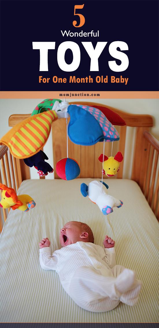 5 Wonderful Toys For 1 Month Old Baby