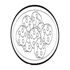 chocolate chip coloring page