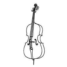 violin coloring pages