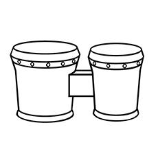 drums coloring page