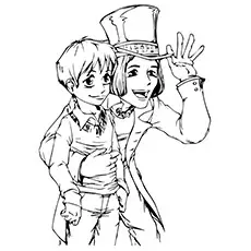 Charlie Bucket, Charlie And The Chocolate Factory coloring page