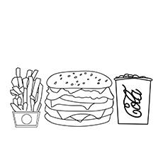 10 Printable Burger Coloring Pages For Your Little One