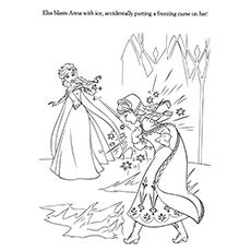 coloring pages frozen hans and anna