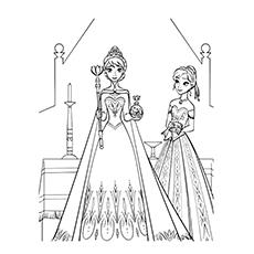 50 beautiful frozen coloring pages for your little princess