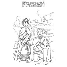 pictures of frozen coloring pages